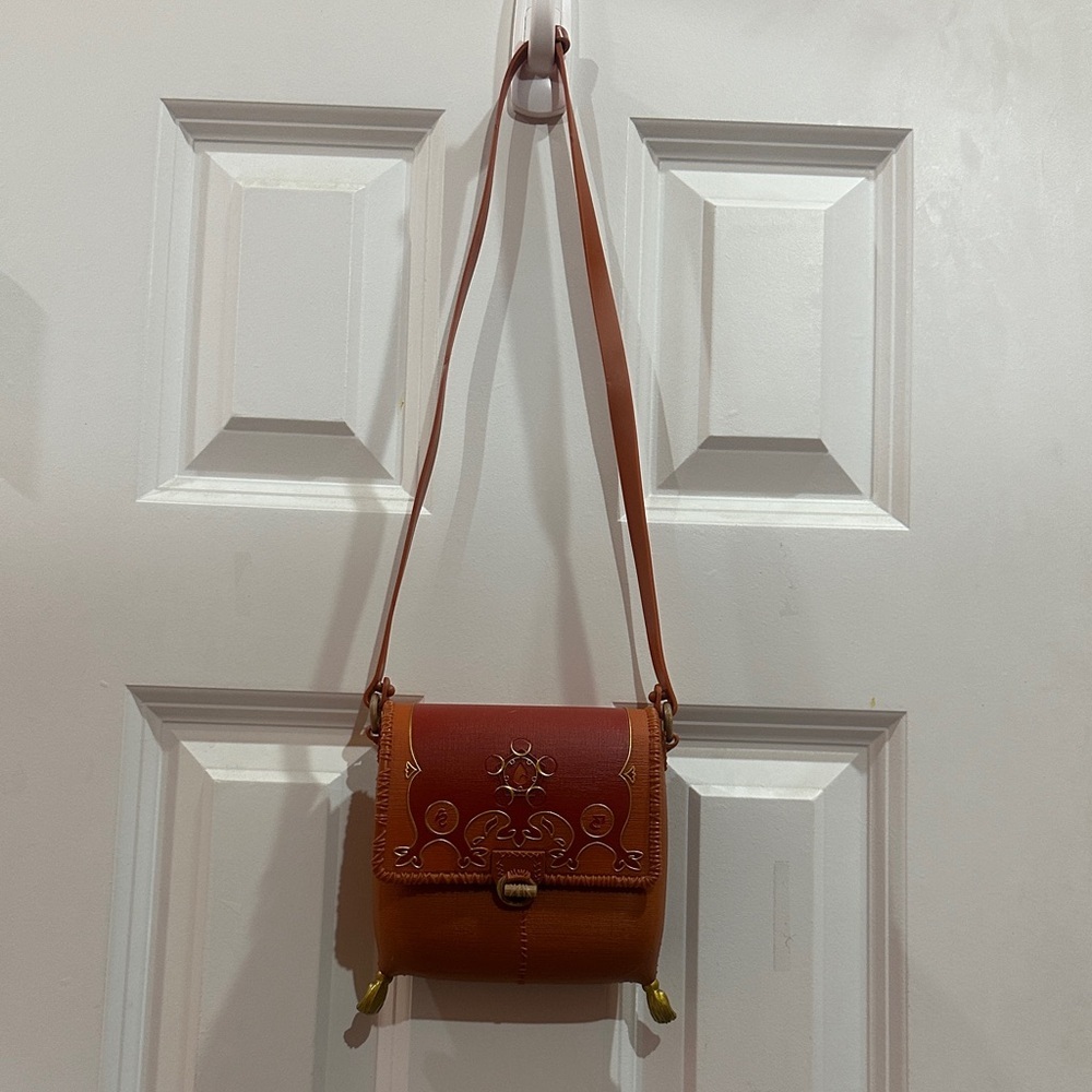 NEW Vintage Elegant Brown Leather Shoulder Bag